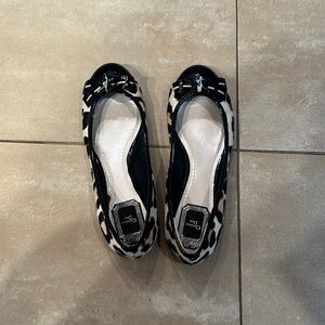 Christian Dior leopard ballet flats